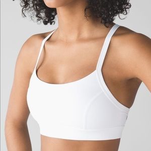 Lululemon white sports bra